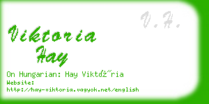 viktoria hay business card